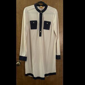 Tory Burch Cream Tunic Dress